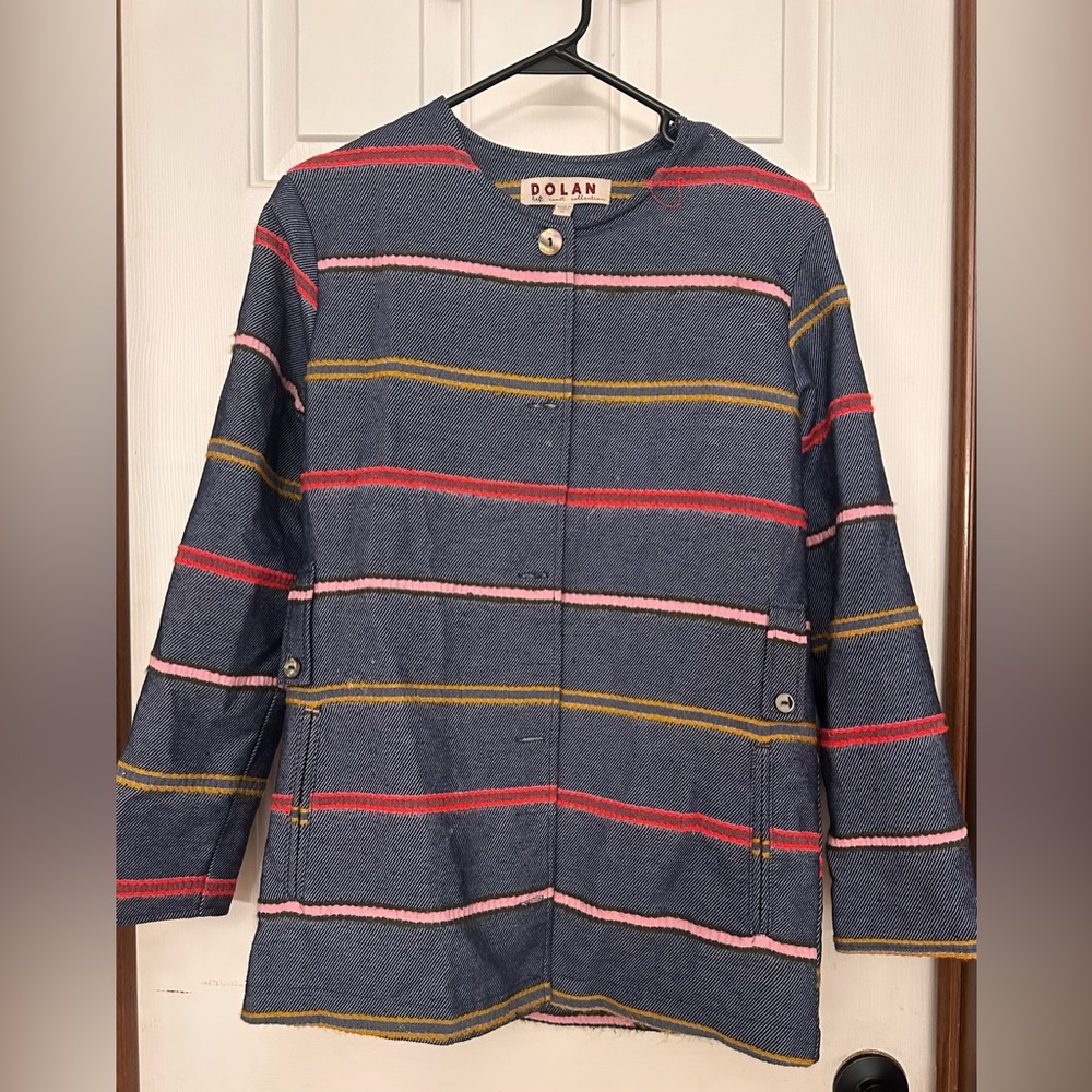 Anthropology Dolan Striped Blue blazer/coat